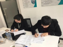 熱烈祝賀劉總、褚總簽約創(chuàng)綠家浙江省臺州市縣級代理！