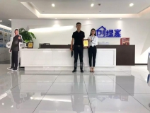 熱烈祝賀陳總簽約創(chuàng)綠家江蘇省南京市溧水縣區(qū)級代理！